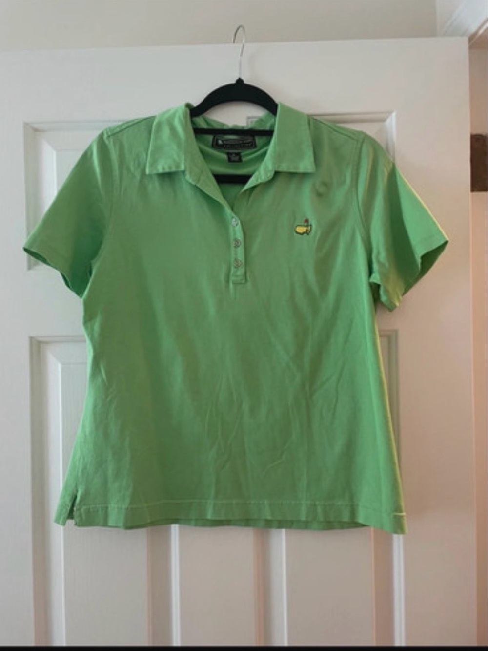 Masters Women's Light Green Short-Sleeve Polo Tee